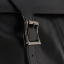 VERSACE Shoulder Bag Leather Black Auth bs20588-10