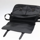 VERSACE Shoulder Bag Leather Black Auth bs20588-11
