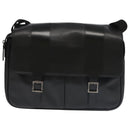VERSACE Shoulder Bag Leather Black Auth bs20588-13