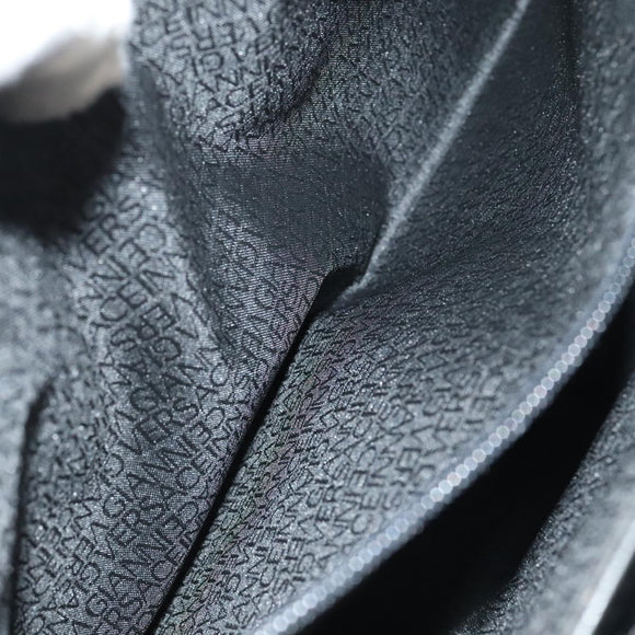 VERSACE Shoulder Bag Leather Black Auth bs20588