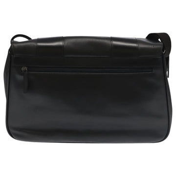 VERSACE Shoulder Bag Leather Black Auth bs20588 - 0