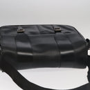 VERSACE Shoulder Bag Leather Black Auth bs20588-6