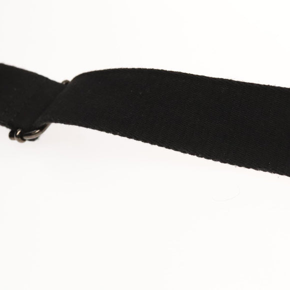 VERSACE Shoulder Bag Leather Black Auth bs20588