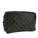 LOUIS VUITTON Monogram Trousse Toilette 28 Clutch Bag M47522 LV Auth bs20606-1
