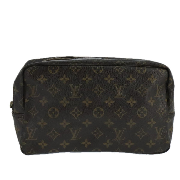 LOUIS VUITTON Monogram Trousse Toilette 28 Clutch Bag M47522 LV Auth bs20606