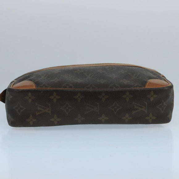 LOUIS VUITTON Monogram Compiegne 28 Clutch Bag M51845 LV Auth bs20626