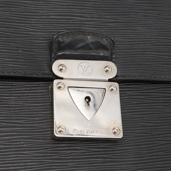 LOUIS VUITTON Epi Laguito Business Bag Noir M54552 LV Auth bs20630