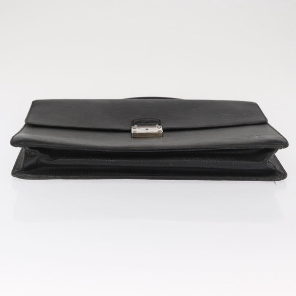 LOUIS VUITTON Epi Laguito Business Bag Noir M54552 LV Auth bs20630