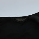 Christian Dior Maris Pearl Hand Bag Leather Black Silver Auth bs20633-10