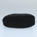 Christian Dior Maris Pearl Hand Bag Leather Black Silver Auth bs20633-5