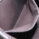 GUCCI GG Canvas Abbey Shoulder Bag Outlet Dark Brown Silver 268642 Auth bs20652-21