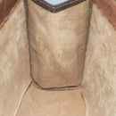 GUCCI GG Supreme Web Sherry Line Clutch Bag PVC Beige 001 014 2125 Auth bs20684-11