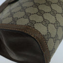 GUCCI GG Supreme Web Sherry Line Clutch Bag PVC Beige 001 014 2125 Auth bs20684-14