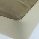 GUCCI Shoulder Bag Canvas Leather Beige White Silver 0013766 Auth bs20687-14