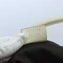 GUCCI Shoulder Bag Canvas Leather Beige White Silver 0013766 Auth bs20687-12