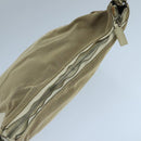 GUCCI Shoulder Bag Canvas Leather Beige White Silver 0013766 Auth bs20687-6