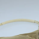 GUCCI Shoulder Bag Canvas Leather Beige White Silver 0013766 Auth bs20687-8