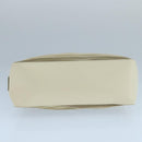 GUCCI Shoulder Bag Canvas Leather Beige White Silver 0013766 Auth bs20687-5