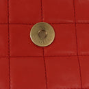 CHANEL Choco Bar Chain Hand Bag Lamb Skin Purple Pink CC Auth bs20703-9