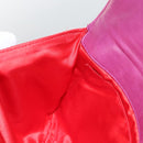 CHANEL Choco Bar Chain Hand Bag Lamb Skin Purple Pink CC Auth bs20703-28