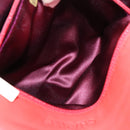 CHANEL Choco Bar Chain Hand Bag Lamb Skin Purple Pink CC Auth bs20703-32