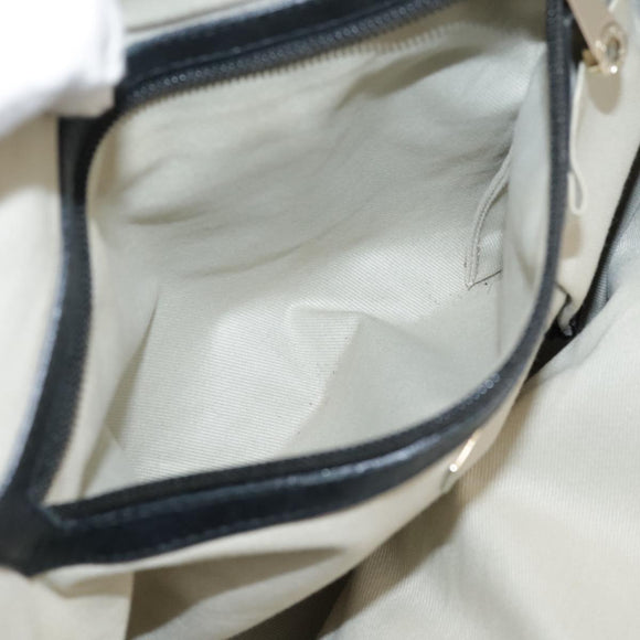 BALLY Hand Bag Leather Black Auth bs20707