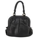 BALLY Hand Bag Leather Black Auth bs20707-2