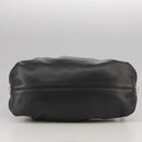 BALLY Hand Bag Leather Black Auth bs20707-5