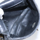 CHANEL Matelasse Chain Waist bag Lamb Skin Black Gold CC Auth bs20726-16