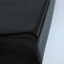 BURBERRY Clutch Bag Leather Black Gold Auth bs20738-14