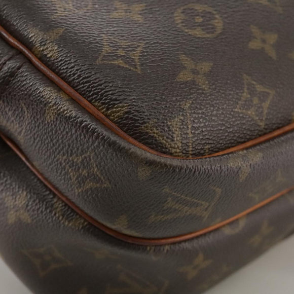 LOUIS VUITTON Monogram Reporter PM Shoulder Bag M45254 LV Auth bs20785