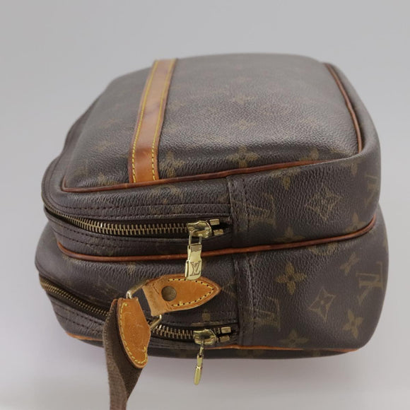 LOUIS VUITTON Monogram Reporter PM Shoulder Bag M45254 LV Auth bs20785