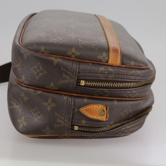 LOUIS VUITTON Monogram Reporter PM Shoulder Bag M45254 LV Auth bs20785