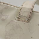 CHANEL Triple Coco Tote Bag Enamel White CC Auth bs20805-10
