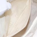 CHANEL Triple Coco Tote Bag Enamel White CC Auth bs20805-25