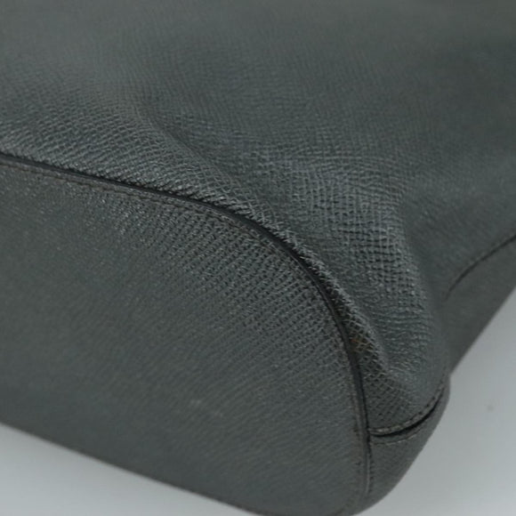 VALENTINO Tote Bag Leather Gray Auth bs20806