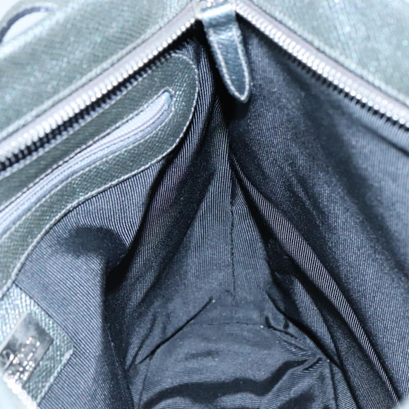 VALENTINO Tote Bag Leather Gray Auth bs20806