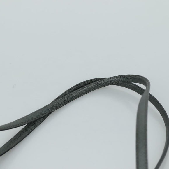 VALENTINO Tote Bag Leather Gray Auth bs20806