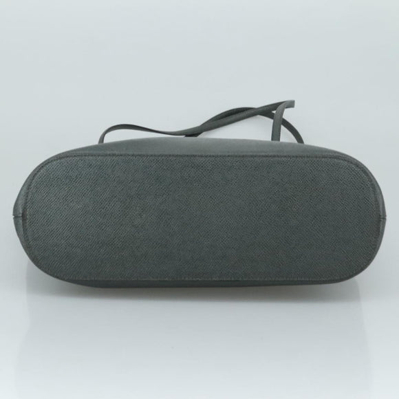 VALENTINO Tote Bag Leather Gray Auth bs20806