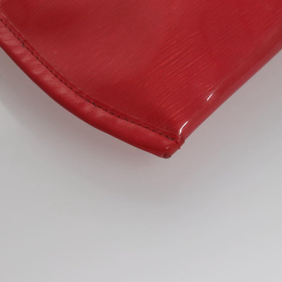 LOUIS VUITTON Epi Plage Via Hand Bag Vinyl Red Grenadine M92152 LV Auth bs20812