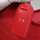 LOUIS VUITTON Epi Plage Via Hand Bag Vinyl Red Grenadine M92152 LV Auth bs20812-9