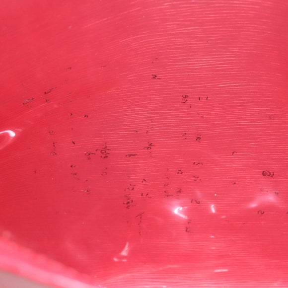 LOUIS VUITTON Epi Plage Via Hand Bag Vinyl Red Grenadine M92152 LV Auth bs20812