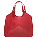 LOUIS VUITTON Epi Plage Via Hand Bag Vinyl Red Grenadine M92152 LV Auth bs20812-13