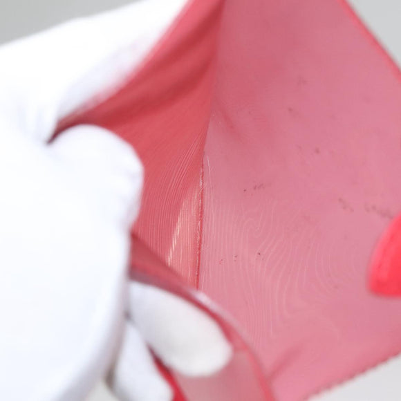 LOUIS VUITTON Epi Plage Via Hand Bag Vinyl Red Grenadine M92152 LV Auth bs20812