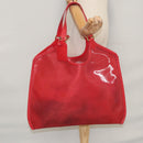 LOUIS VUITTON Epi Plage Via Hand Bag Vinyl Red Grenadine M92152 LV Auth bs20812-31