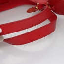 LOUIS VUITTON Epi Plage Via Hand Bag Vinyl Red Grenadine M92152 LV Auth bs20812-7