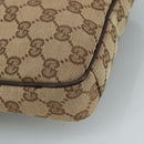 GUCCI GG Canvas Shoulder Bag Beige Gold 92551 Auth bs20822-16