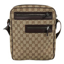 GUCCI GG Canvas Shoulder Bag Beige Gold 92551 Auth bs20822-13