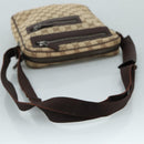 GUCCI GG Canvas Shoulder Bag Beige Gold 92551 Auth bs20822-7