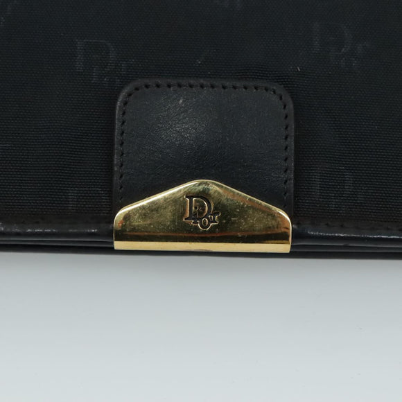 Christian Dior Chain Shoulder Bag Nylon Navy Auth bs20836